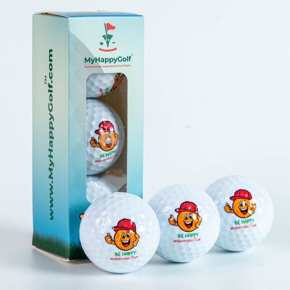 My Happy Golf 3 Ball Sleeve - Picture 6 of 8